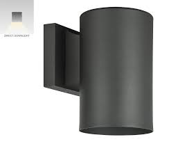 Nora lighting manufactures and designs the latest led recessed, track, linear/accent, cylinders, step lights, troffers & panels for residential and . Alcon Lighting 11240 1 Zen Architectural Led 5 Inch Round Short Cylinder Wall Mount Outdoor Down Light Fixture Alconlighting Com