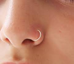 Sterling Silver Nose Ring Hoop Septum Ring Etsy Nose Piercing Hoop Nose Piercing Stud Nose Piercing Jewelry