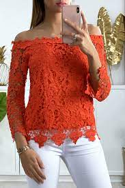 La 1 ère épicerie fine proposant des produits régionaux haut de gamme en. Haut Dentelle Boat Neck Rouge Morelio