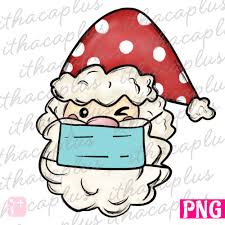 How to draw santa claus cute and easy step by step. Christmas Png Santa Claus With Mask Png Sublimation Santa Claus Clipart Santa Digital Santa Claus Printable Xmas Png Sublimation Easy Christmas Drawings Xmas Drawing Christmas Drawing