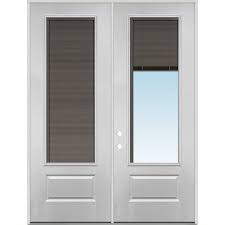 Check spelling or type a new query. 8 0 Tall 3 4 Lite Slate Mini Blind Fiberglass Prehung Double Door Unit Door Clearance Center
