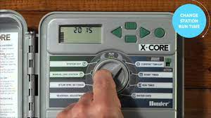 To do so, turn the dial to manual single station or manual all stations, verify that the stations that you want to activate have run time, and turn the dial. How To Adjust A Hunter X Core To Comply With Water Restrictions Hunter Industries