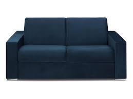 Un divano letto 120 cm è in grado di disporre di tanti posti sui quali gli ospiti possono rilassarvi in occasione di un invito in casa vostra. Divano Letto A Ribalta 2 Posti 14 Cm Velluto Blu Notte Calito