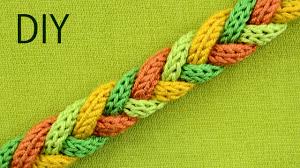 Make a 6 strand flat braid/cobra weave handle paracord dog leash version of a dog leash with the 6 strand flat braid in. Warm And Soft Winter Bracelet 4 Strand Braid Tutorial Youtube