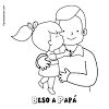 Dibujos para colorear de la serie dibujos dia del padre para colorear. 1