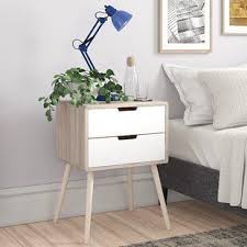 Bedside Tables Bedside Cabinets Sets You Ll Love Wayfair Co Uk In 2020 Bedside Table Contemporary Bedside Table Scandinavian Bedside Table