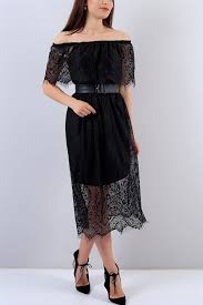 44 95 Tl Siyah Kayik Yaka Tul Elbise 15729b Modamizbir Elbise Modelleri Elbise Elbiseler