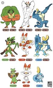 Pokemon sword and shield is on the way so you will undoubtedly be wondering what starter you that goes for the full evolutions, because while all of them are initially cute, they change greatly as. A Quick Look At The Galar Starters Pokemon Starter Evolutions Pokemon Memes