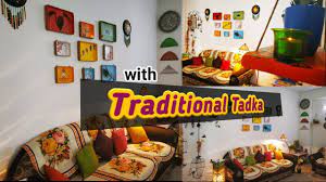 Traditional Tadka Extreme Living Room Wall Makeover Ideas Indian Style Home Decor Youtube Indian Living Rooms Living Room Tiles Indian Living Room Design
