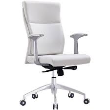 Universal Lighting And Decor Harvard White Faux Leather Low Back Office Chair Modern Office Chair Vintage Office Chair High Back Office Chair