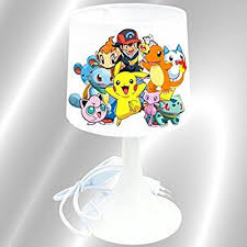 Lampe De Chevet De Creation Lampe A Poser Enfant Pokemon Lampe De Chevet Pokemon Lampe A Poser