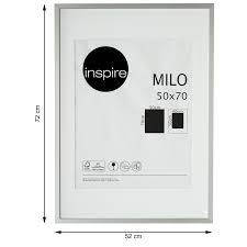 Baguette encadrement leroy merlin galerie creation. Cadre Milo L 50 X H 70 Cm Argent Leroy Merlin