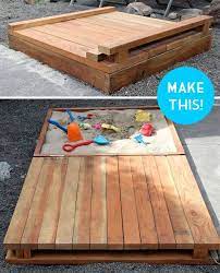 40 Fantastic Diy Backyard Ideas For Kids That Are Easy To Make Diy Sandbox Backyard For Kids Backyard Diy Projects