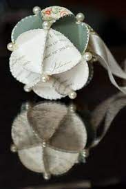 Unique Wedding Present Ornament Made From Wedding Invitations Washing Wedding Gifts For Newlyweds Wedding Invitation Ornament Christmas Wedding Invitations