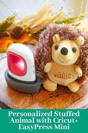 If you have little ones that love stuffed animals, diy these adorable personalized stuffed animals from dollar tree for any holiday or occasion! Personalized Stuffed Animals With Cricut Easypress Mini Jordan S Easy Entertaining