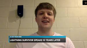 While the chances of being struck by lightning are extremely slim, the boy was well aware of how lucky he was to walk out of hospital alive. Feels Like Yesterday Va Boy Struck By Lightning In 2009 Sets Sights On New Path