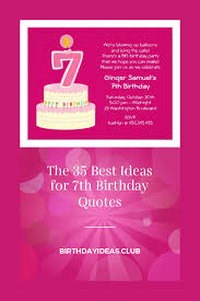 Message 7th Birthday Wishes For Daughter The 35 Best Ideas For 7th Birthday Quotes Best Birthday Quotes Birthday Card For Nephew Nephew Birthday Quotes