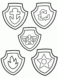 Paw patrol printable badges to color. Free Paw Patrol Coloring Pages Happiness Is Homemade
