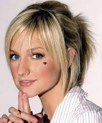 Short Hair Ponytail Ponytail Styles Short Hair Styles