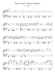 Download and print in pdf or midi free sheet music for dance monkey by tones and i arranged by blacklittleprincess for piano (solo). Tones And I Dance Monkey Easy Piano Sheet Music For Piano Solo Musescore Com