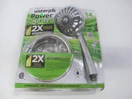 Waterpik Powerspray Massage Handheld Shower Head W 14 Spray Settings Huge Furniture Patio Umbrellas General Merchandise Cookware And Much More K Bid