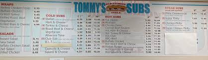 Check spelling or type a new query. Online Menu Of Tommys Subs Restaurant Mentor Ohio 44060 Zmenu