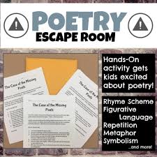 Solving puzzles improves your memory and verbal skills while making you solve problems and focus your thinking. Interactive Poetry Activities Your Students Will Love