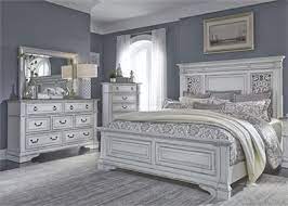 Abbey Park Panel Bed In Antique White Finish By Liberty Furniture 520 Br Qpb King Size Bedroom Sets Bedroom Furniture Bedroom Furniture Sets