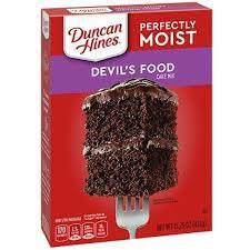Chopped pecans 1 can evaporated milk 1 (14 oz.) bag caramels 6 oz. American Devil S Food Cake Mix Duncan Hines Buy Online Uk Europe