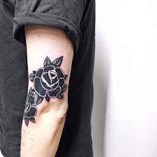 Roses tattoos black and white. Old School Tattoo Roses Death Traditional Rose Tattoos Rose Tattoos Trendy Tattoos