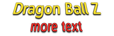 Dragon ball fighterz font generator; Textcraft