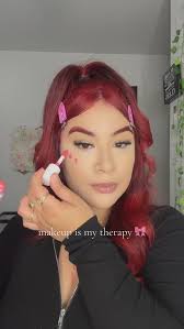 #makeuptherapy , makeup is the best distraction & my therapy fr 🧘🏻‍♀️, .,  concealer: @wetnwildbeauty megalast incognito “Fair Beige”, blushes:  @elfcosmetics camo liquid blush “Pinky Promise” 💞 , -, ...