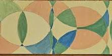 Decorative Geometric Painting with Curves, Polygons and Tangents