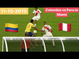 Peru and colombia are on the outside looking in following four matchdays in conmebol world cup qualifying.peru have taken a mere one point from 12 possible while colombia have four points from. Colombia 1 Vs Peru 0 11 15 2019 Hard Rock Stadium Miami Gardens Fl Youtube