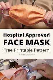 These 5 free face mask patterns use easy to find fabrics and can be sewn up in just a few minutes. 41 Printable Olson Pleated Face Mask Patterns By Hospitals