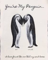 7 famous quotes about penguin love: Tinker Tailor Gifts This Print Is Absolutely Beautiful Framed Can Have Any Quote Or Text Below Valentines Print Love Hubby Wife Girlfriend Boyfriend Soulmates Penguin Gift Ni Countyarmagh Bespoke Beautiful