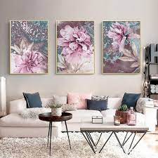 Hd to 4k quality, all ready for download! Modern Pink Abstract Floral Wall Art Pictures Fine Art Canvas Prints Nordicwallart Com