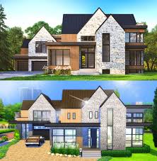 Nightmare on elm street, nancy thompson's house, sims 4. Recreated This Interesting Neutral Modern Home With Base Game Get Famous I Thought The Original Home Was So Cool What Do You Think Thesims