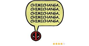Will i guess this designer is mad at me!. Amazon Com Marvel Comics Deadpool Chimichanga Iron On Applique Patch