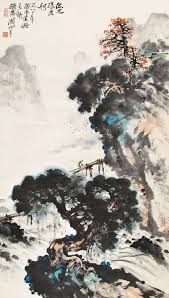 guan shanyue 关山月 关山月的作品秉承岭南画派 折衷中西 融汇古今 的精神 具有鲜明的时代感和写实性 以山水画和画梅见长 关山月的艺术风格可以分为三个时期 ancient japanese art japanese art prints chinese art painting