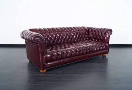 Enter zip code for a better delivery estimate. Vintage Burgundy Leather Chesterfield Sofa At 1stdibs
