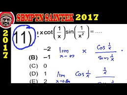 Maybe you would like to learn more about one of these? Pembahasan Soal Sbmptn 2017 Saintek Matematika Ipa No 11 Limit Trigonometri Qwerty