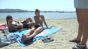 Topless Beach Interviews
