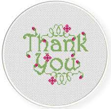 In short, count is the number of holes per inch in a piece of fabric. Thank You Cross Stitch Pattern Cross Stitch Patterns Cross Stitch Cross Stitch Bookmarks
