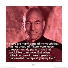 A retired admiral boards the enterprise in an effort to determine the actions aboard the ship surrounding an act of sabotage and possible treason. Jean Luc Picard Words Of Wisdom Star Trek The Next Gen Star Trek Quotes Captain Picard Star Trek Universe