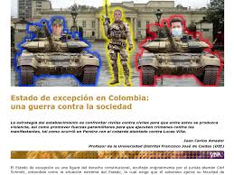 El estado de guerra exterior. Estado De Excepcion En Colombia Una Guerra Contra La Sociedad Doctorado Interinstitucional En Educacion Udfjc