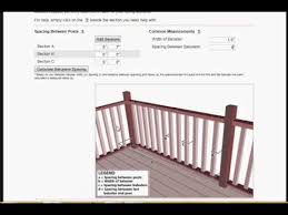 Maybe you would like to learn more about one of these? Railing Spacer Calculator Tutorial Youtube