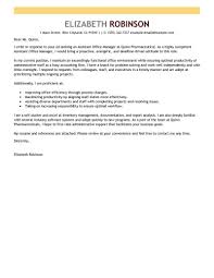 Sample cover letter for receptionist administrative assistant. Professional Administrative Cover Letter Examples Livecareer