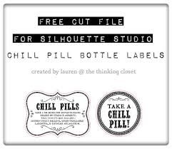 They also work well as prank or joke gifts for doctors, nurses, pharmacists or anyone in the medical field too! Chill Pills Gag Gift Free Printable Labels Labels Printables Free Chill Pills Label Chill Pill
