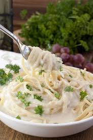 Creamy Greek Yogurt Alfredo Sauce Wishes And Dishes Recipe Greek Yogurt Recipes Greek Yogurt Alfredo Sauce Pasta Recipes Alfredo